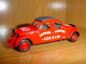 CITROEN 2CV 2-CV COGOLIN BICEPHALE FIREMEN FIRECAR 1:43 - Picture 1 of 1