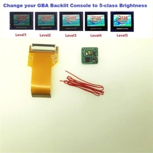 Cable de cinta de retroiluminación de 32 pines + PCB de brillo de 5 clases para Game Boy Advance GBA - Imagen 1 de 5