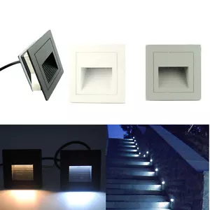 Waterproof Recessed LED Wall Stair Step Light Pathway Corner Lamp Lighting IP65 - Picture 1 of 14