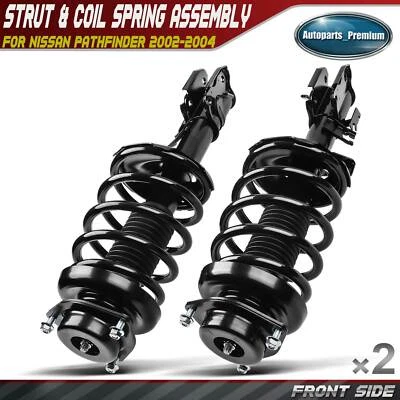 2x Conjunto completo de puntal delantero y muelle helicoidal para Nissan Pathfinder 2002-2004 Foto 1 de 4