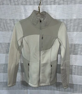 Women's Athleta Full Zip Polyester Jacket Size XS Tan  26 x 16 - Picture 1 of 3