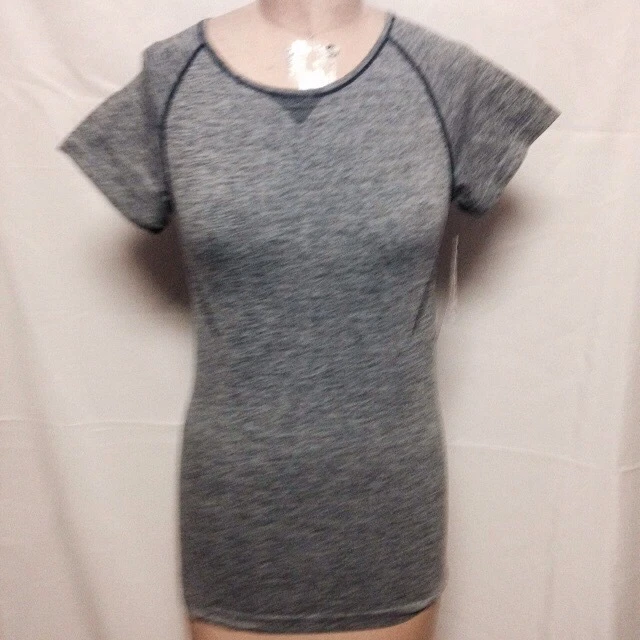 Camiseta de manga corta sin costuras Ideology S carbón brezo 74N23F250 nueva con etiquetas Foto 1 de 1