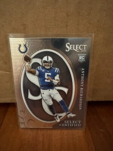 2023 Seleziona ANTHONY RICHARDSON #CRO-ARI RC Rookie Select Certificato - Colts - Foto 1 di 1