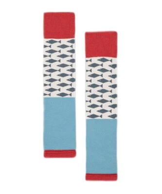 NEW Via Dagnino Pima Cotton W4 Alaskan Fish One Size Leg Warmers One Size WO38 - Image 1 of 2