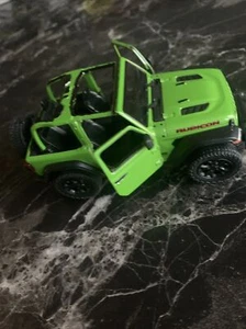 Jeep Wrangler 2018 KT5412 Scale 1/34 Rubicon Green 5" - Picture 1 of 4