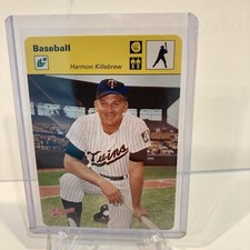 2005 Donruss Leaf SPORTSCASTER #18 HARMON KILLEBREW, Yellow 17/40 NM-MT