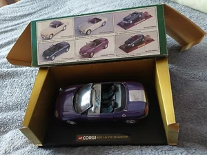 corgi 1.18 scale mgf roadster purple in box old - Picture 1 of 1