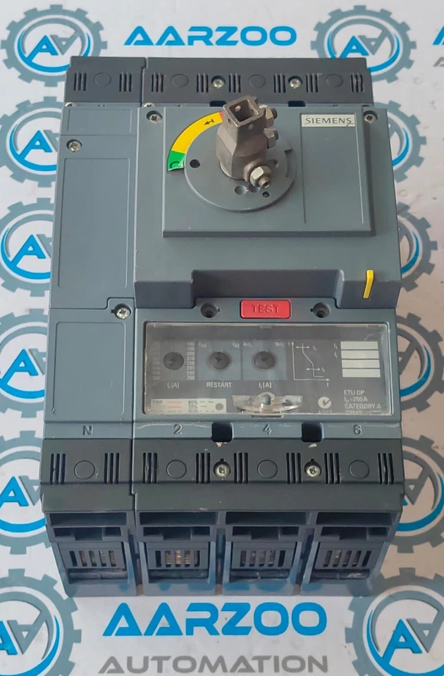 Siemens 3VT2725-2AA46-0AA0 Circuit Breaker 4Pole 250A. SIEMENS | USED - Image 1 of 4