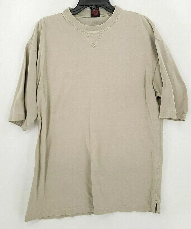 Camiseta Wolverine para hombre adulto talla L beige liso manga corta cuello redondo Foto 1 de 4