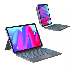 Inateck Bluetooth Tastaturen Hülle iPad Air 7/6/5/4 11 Zoll M3 10,9 Zoll Pro - Bild 1 von 9