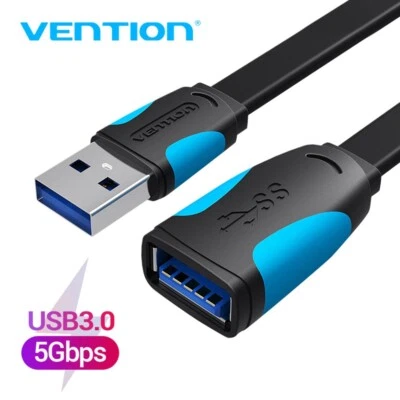 USB 3.0 Extension Cable Male to Female Extender Cable Fast Speed USB 3.0 Cable E - Image 1 of 4
