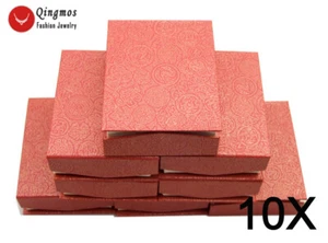 AL POR MAYOR 10X Rectángulo 8,5*6,5 cm Multipropósito Joyería Roja Pantallas Caja who103 - Imagen 1 de 7