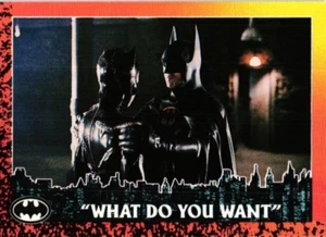 1992 Topps Batman Returns Trading Card #50 What do you want - Picture 1 of 2
