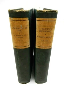 "THE WORKS OF HONORÉ DE BALZAC" VOLUMES 5&6 ~ TWO ANTIQUE 1901 HARDCOVER BOOKS - Imagen 1 de 12