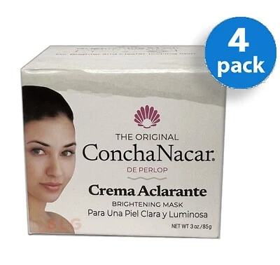 Perlop ConchaNACAR Cream BRIGHTENING MASK Anti Aging, Blemishes, Moisturizer 4Pk - Image 1 of 3