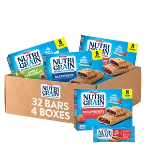 Nutri-Grain Soft Baked Breakfast Bars, Kids Snacks, Whole Grain, Variety Pack (4 - Picture 1 of 15