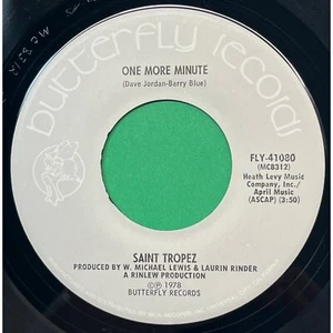 Saint Tropez One More Minute / Belle De Jour 45 Funk 1978 Butterfly Record 41080 - Imagen 1 de 6