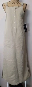 Pellini Women Beige Overall Minimilist Long Dress Size S - Picture 1 of 9