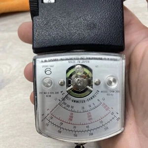 Medidor de ohmios vintage AW Sperry 300 60 Hz hecho en Japón Snap 6 - Imagen 1 de 12