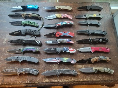 Lote De 24 Cuchillos Tácticos Nuevos Y Usados Foto 1 de 4