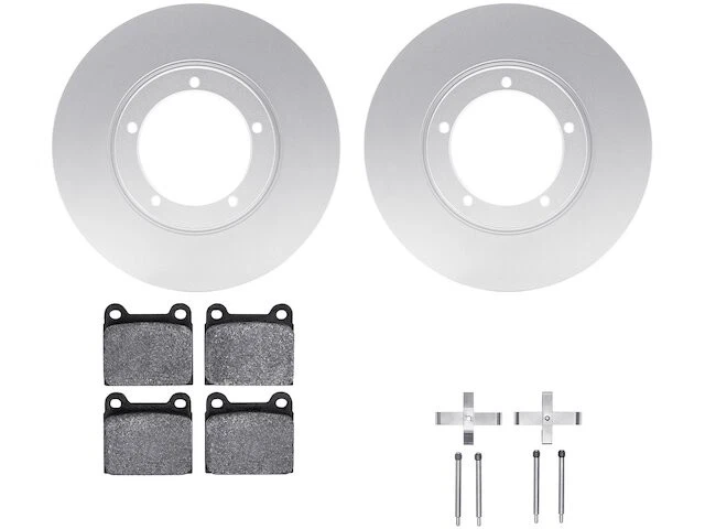 Kit de pastillas de freno delanteras y rotor para Porsche 911 1968 1969 1970 1967 BW694ZF 1967-1974 Foto 1 de 1