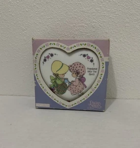 Precious Moments Heart Shaped Trinket Box Friendship Hits The Spot! 1994 - Picture 1 of 4