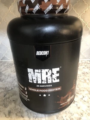 REDCON1 MRE Protein Powder, Fudge Brownie - Meal Replacement Protein Blend READ - Image 1 of 4