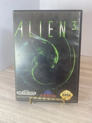 Alien 3 (Sega Genesis, 1992) Original Cartridge & Case - Tested & Working - Image 1 of 4