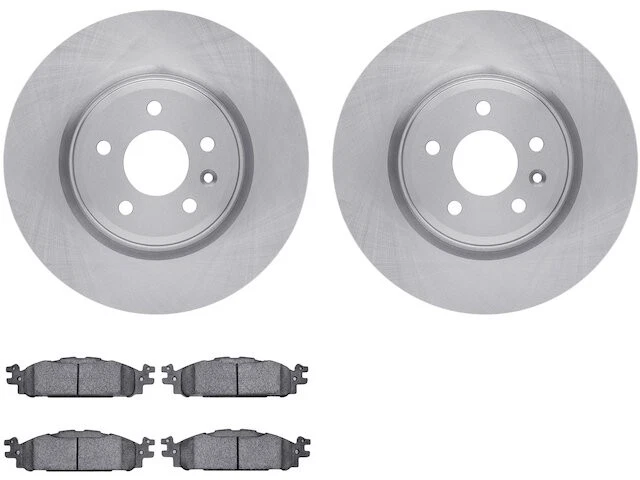 Kit de pastillas de freno delanteras y rotor 54NCVS44 para Lincoln MKS MKT 2011 2012 Foto 1 de 1