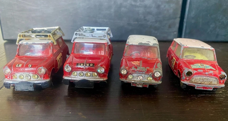 CORGI TOYS MINI COOPER RALLY 4 MODELLI RARI DA RESTAURO 1:43 - Immagine 1 di 4