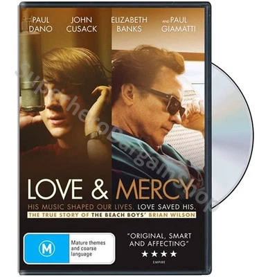Love And Mercy (DVD, 2015) PAL Region 4 (Paul Dano, John Cusack, Paul Giamatti) - Image 1 of 4
