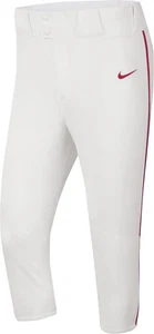 Nike, Vapor Select, White-Red Piped, Knicker Baseball Pants. Size: Men's Large - Picture 1 of 2