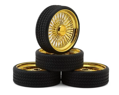 Redcat Gold 26in Wire Wheel & Tire Set (4) RER19793 - Image 1 of 4