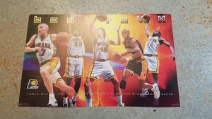Chris Mullin Antonio Davis Reggie Miller Dale Davis NBA Mini Poster 3.5 x 5.5 IN - Picture 1 of 1