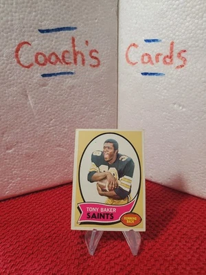 1970 Topps NFL Tony Baker #243 New Orleans Saints  - Image 1 of 3