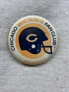 Vintage Chicago Bears Fan Club Button NFL Football - Bild 1 von 3