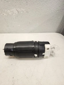 Hubbell CS8165C 50 Amp 480V Locking Connector - Schwarz/Weiß - Bild 1 von 12