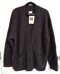 Frank & Oak Women's Merino Wool Alpaca Blended Donegal Cardigan - L - MRSP$219 - Bild 1 von 10