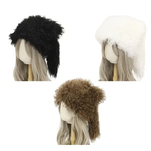 Windproof Thermals Cap For Snow Sports Lightweight Polyester Winter Beanies With - Picture 1 of 11