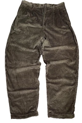 Eddie Bauer Women 100% Cotton High Rise Cuffed Brown Corduroy Pants,Casual|Sz:16 - Image 1 of 4