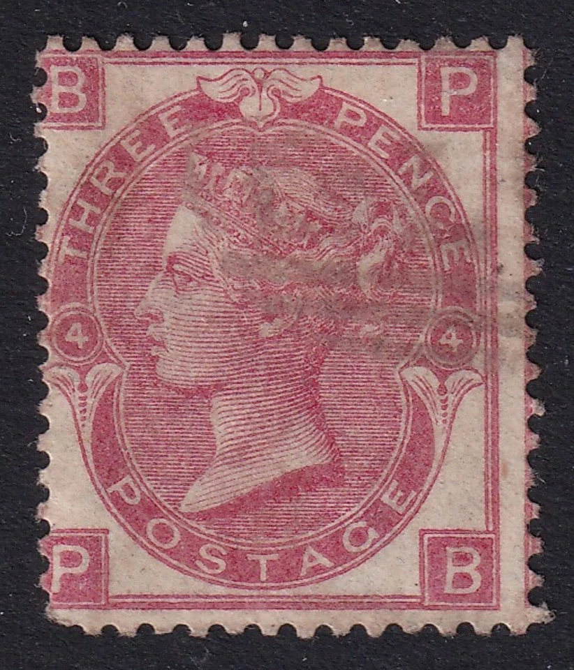 GREAT BRITAIN 1865-67 QV 3d Rose SG 92 Used (CV £250) — 第 1/1 张图片