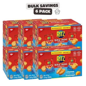 6 x Christie's Ritz Bits Sandwiches with Cheese, 30 pack each - Picture 1 of 2