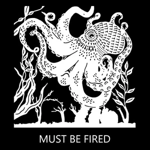 Ocean Octopus 2 pcs 4 Inch White Fused Glass Decals - Picture 1 of 2