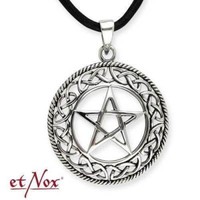 Echt etNox Pentagramm Anhänger Silber Gothic Schmuck - NEU
