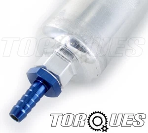 Adaptador de aluminio de púa de 10 mm (3/8") para entrada de bomba de combustible Bosch 0580464200 - Imagen 1 de 2