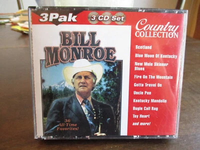 Bill Monroe - 36 All Time Favorites 3 CD Set - 2001 BMG CDs VG $5.95 - Image 1 of 2