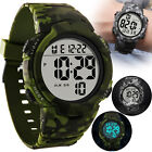 Digital Waterproof Army Watches Mens Sports Military Watch Outdoor LED Stopwatch