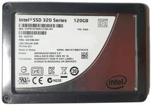 Intel SSD 320 120GB SATA 270 MB/s MLC NAND Laptop 2.5" Solid State Drive SSD - Picture 1 of 4