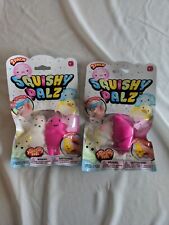 2 packs of Squishy Palz Crush Petz Jiggly-  Squishy Feel-  2 pieces in each pack