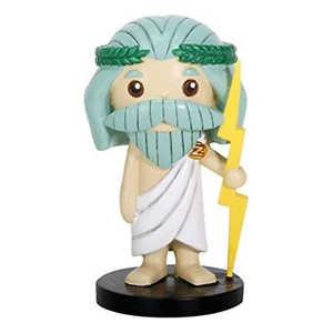 Greekies Zeus Ancient Greek God of the Sky with Lightning Bolt Figurine Greece - Picture 1 of 4